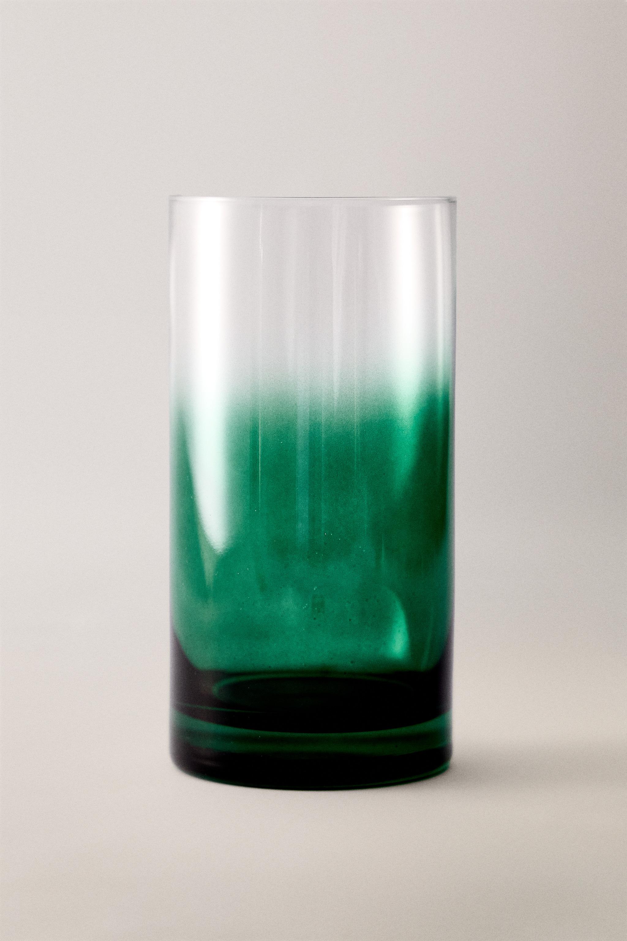 OMBRÉ GLASS SOFT DRINK TUMBLER